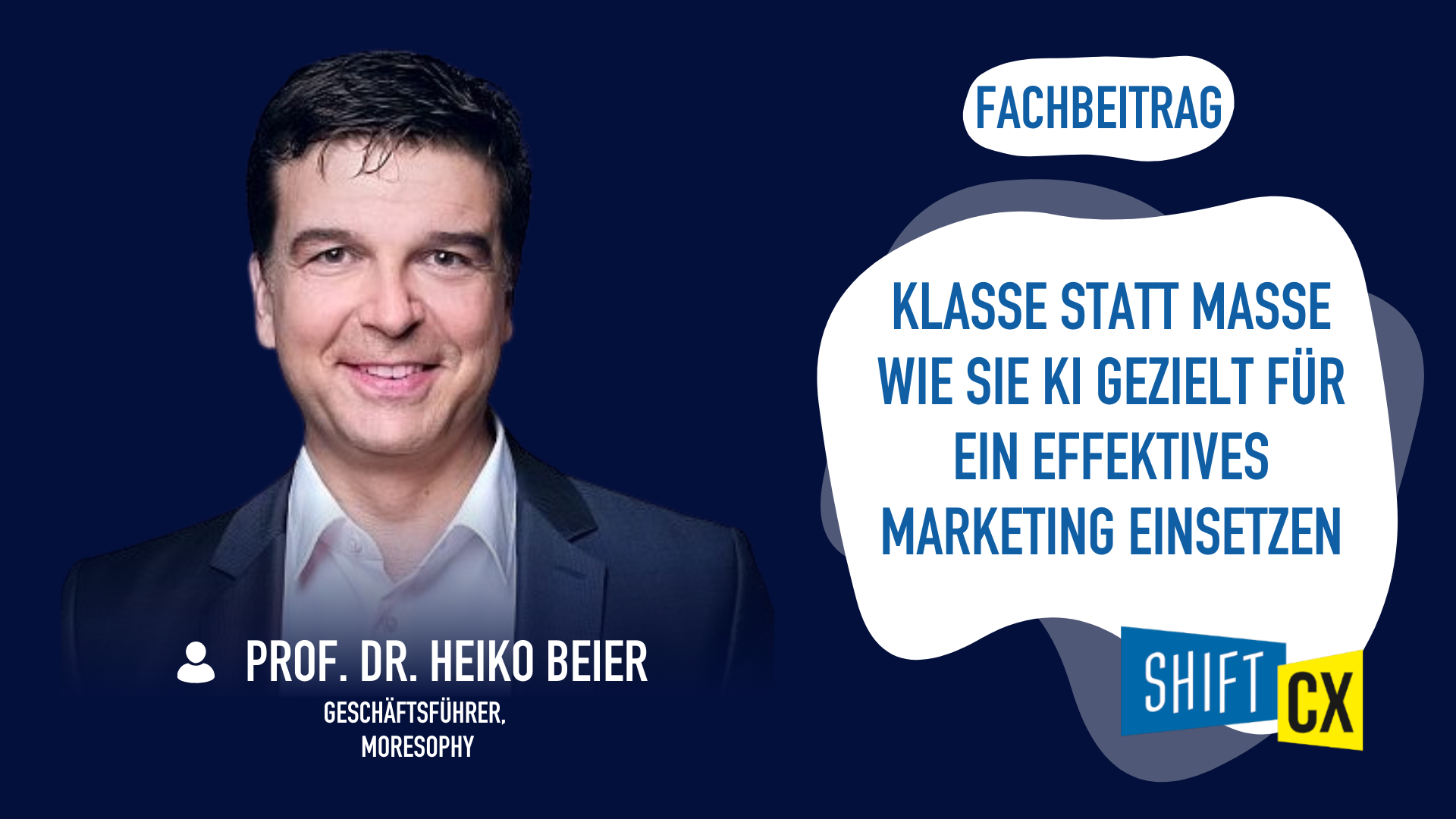 Klasse statt Masse - wie Sie KI gezielt für ein effektives Marketing einsetzen