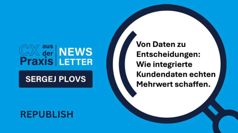 Von Daten zu Entscheidungen: Wie integrierte Kundendaten echten Mehrwert schaffen. Von Daten zu Entscheidungen: Wie integrierte Kundendaten echten Mehrwert schaffen.