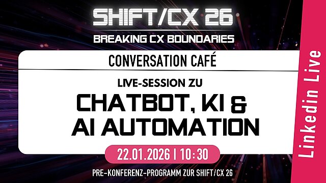 Conversation Café 26 - Chatbots & Conversational Experience Management