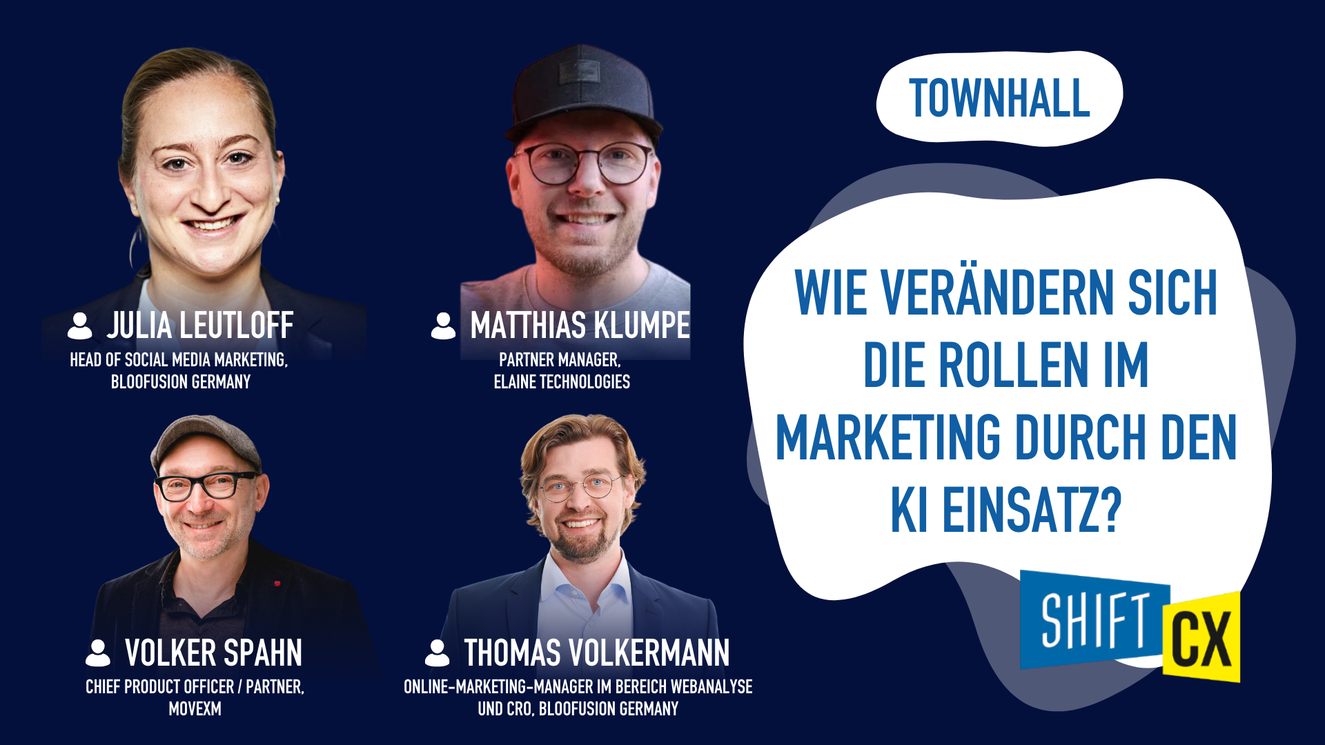 Townhall-Diskussion: Wie verändern sich die Rollen im Marketing durch den KI Einsatz?