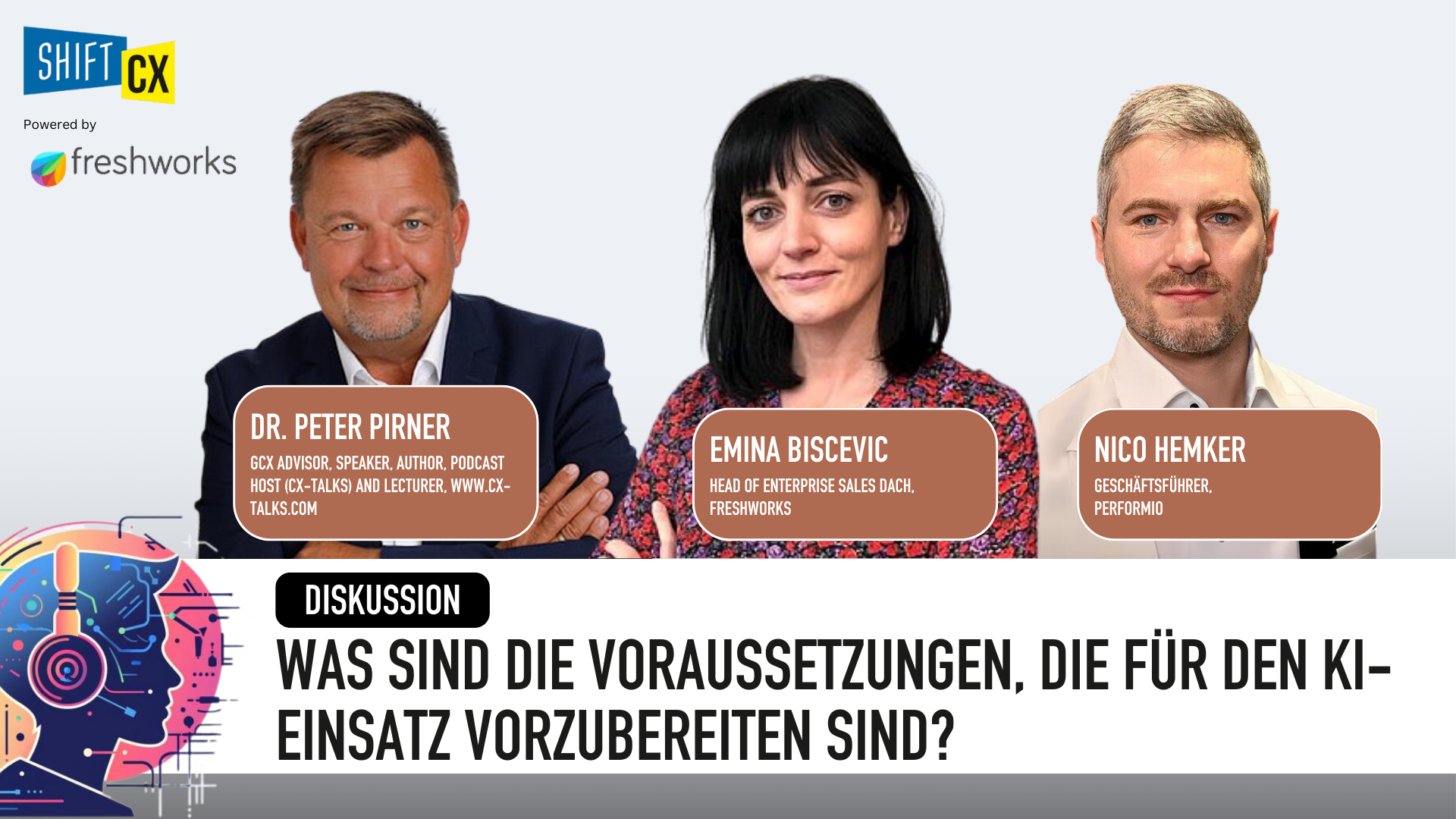 Diskussion: Was sind die Voraussetzungen, die für den KI-Einsatz vorzubereiten sind?