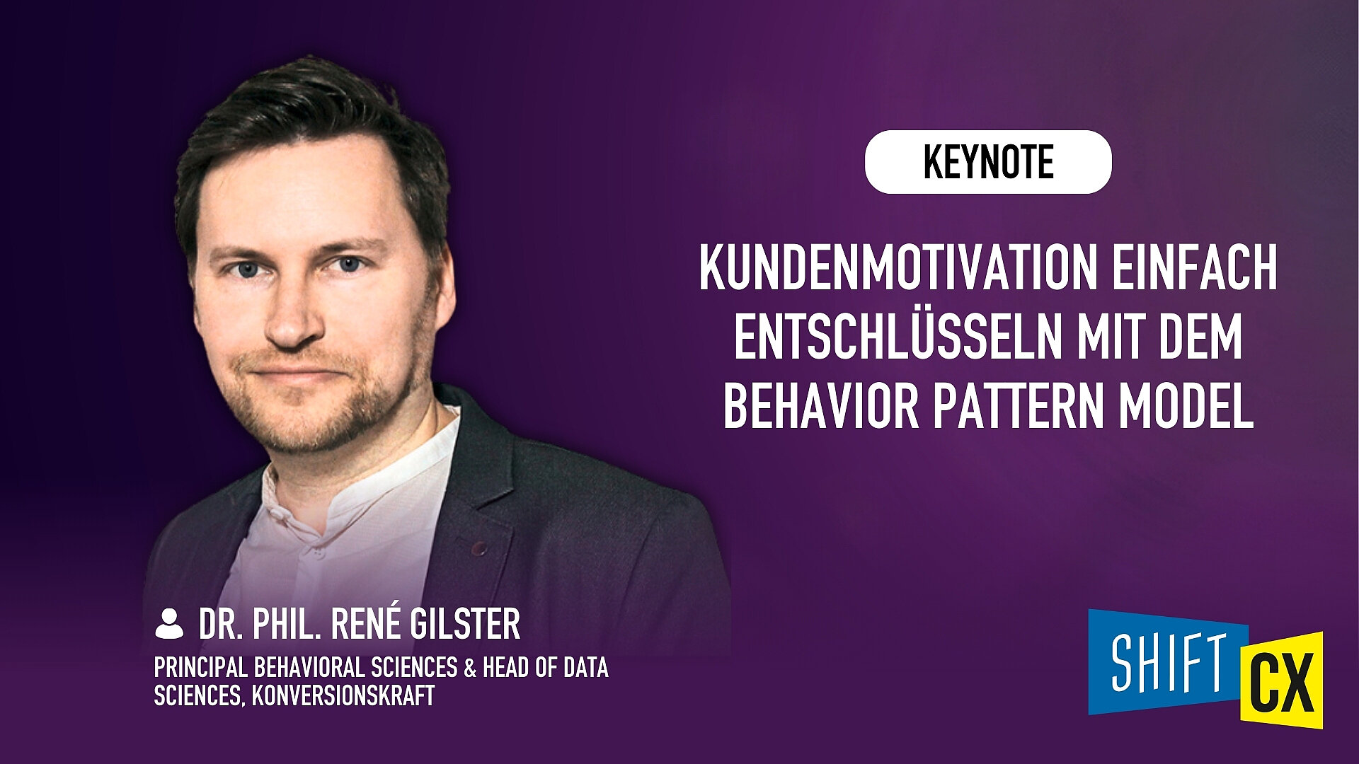 Kundenmotivation einfach entschlüsseln mit dem Behavior Pattern Model