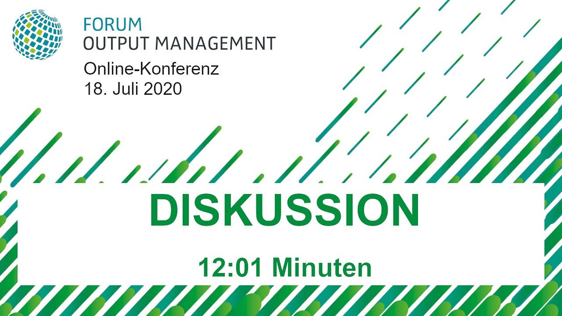 Diskussion: Veränderungen für die Output Management Projekte - Was geht, was kommt und was bleibt als Herausforderungen mit der Corona-Krise?